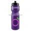 USA Made 28 oz Colored Bike Bottle With Push And Pull Cap - BPA-free, FDA compliant and comes with your logo