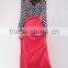 New arrival polka dot print vintage collar long sleeve maxi dress