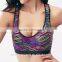 Top gym fitness sports yoga wear soft padded bra for women