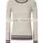 2017 womens round neck tight fitted knit pullover distressed sweater design with lowest price