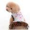 Latest Design Dog Dress With Fashionable Leopard