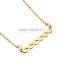 New Stainless Steel jewelry set Necklace gold color ladies necklaces