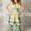 high quality fall gril floral ruffle boutique dress