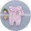 B22434A Fall cute baby romper cotton stylish simple baby rompers