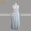 OEM Scoop Neckline Sleeveless Floor Length Crystal Plus Size Mother Of Bride Dress For Wedding