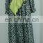 Muslim woman dress with belt high quality fashion muslim wear