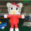 inflatable cartoon kitty costome , inflatable funny costume ,advertisement cartoon costume for adult