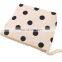 custom canvas makeup bag zipper canvas pouch wholesale canvas cosmetic bag low price 100% cotton fabric washing bag