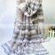 100% knitted viscose woven scarves