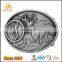 2016 Popular zinc alloy cheap promotional custom round belt buckle
