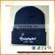 high quality jacquard weave knit beanies embroidery hat