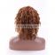 100% density full lace wig virgin brazilian kinky curly full lace wig