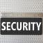 SECURITY large 10 x 4 inches velcro rubber PVC patch
