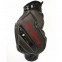Black high end enamal leather golf club bag