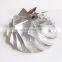 HX82 106.56/152.04mm 8+8 Blades Turbo Milling/aluminum 2618 /billet Compressor Wheel