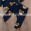 cotton 2 pieces baby boy boutique sleep boy clothing sets