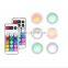 LED RGB Color Changing indoor lighting Battery Operated Closet Lights Remote Control Puck Night Lights