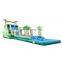Large Commercial Slip n Water Slide Giant Inflatable Jungle Slip and Slide For Sale