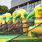 Jungle Themed Inflatable Carnival Game Set Big Mouth Baseball Basketball Hoverball Games For Events