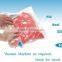 clear PE plastic ziplock bag with hang hole for cloth package with logo printed