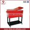 80qt Metal rolling party cooler for cold ice beer