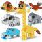 Twisted egg building block toy