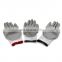 ANSI Cut 5 PU Coated Safety Glove CPE512 Heavy Duty High Cut Grey Soft Gloves