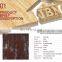 Foshan red rustic metallic tiles marble vitrified ceramic for floor tile