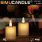 Simulated Flame Votive candle with timer and USA&EU patent