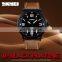 SKMEI 9115 Original Brand Hand Watch 3atm Waterproof Leather Men Wrist Quartz Watch