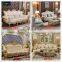 European design luxury classic solid wood 6 chair mesas dining table sets