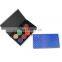Best wholesale shining PU leatherette paper empty palette with strong magnet base for eyeshadow powders