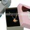 Custom Logo Hot Sale Luxury  Pink  Color Paper  Box Jewelry Box