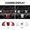 Steering Wheel Decoration Cover Sporty Sticker Car Accessorie Abs Carbon Look Steering Wheel Frame Strip For Tesal Model 3 Y