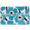 2022 newest nordic design floral printed bath mat bathroom rug