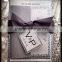 2016 Wholesale RIbbon Luxury Banquet Invitation Card
