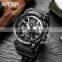 Sanda 3036 Military Dual Display Men Wrist Watches LED Alarm Water Resist Resin Sports Led Digital Military Watch