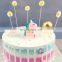 Hot Sale Rainbow Unicorn Baking Cake Accessories for Cake Decoration Birthday Party Children's Toy Cake Decorations Supplies