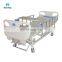 Cheap Price ABS PP Headboard Large Steel Plate Punching Bed Frame Three Function Hospital Patient Bed with Alloy Guardrails
