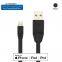 Premium flat noodle mfi lightn ing cable  fast charging data  usb charger for Apple iPhone 7/7plus/8/8plus