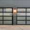 Customized glass panel aluminum frame insulated clear glass garage door