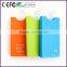 Colorful 5000mAh led lighting rings power bank with rohs