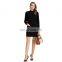 Ladies Soft Knitted Dress Round Neck Casual Oversized Cashmere Wool Knit Sweater