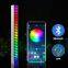 Светодиодная RGB-лампа с звуковым управлением, управляемая приложением, с функцией захвата голоса, звуковая светодиодная лента, светодиодная лента с ритмическим цветом, подсветка для музыки