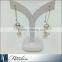 Wholesale silver accessories freshwater pearl earring hook