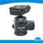 camera tripod ball head gimbal lock hydraulic damping micro-benchmark