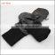 fashion style women mitten glove wool lining leather mitten gloves