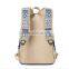 Women Bookbags Canvas Printing Backpack