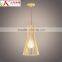 Modern vintage fancy style wood pendant lamp lighting JK-8005B-03 Wooden LED pendant light