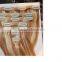 China supplier wholesale virgin indian cheap 100% human hair 165g remy hair clips in hair extensions